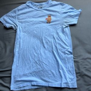🔹blue T-Shirt With a Bear logo🔹